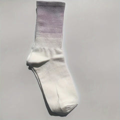 Gradient Ribbed Socks Soft Mid Tube Women's Stockings & Hosiery