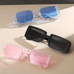 Y2K Rectangle Sunglasses UV400 Sun Shades Glasses