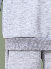Girls Cartoon Dog Sweatshirt & Sweatpants Set