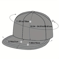Gothic Monster Ear Baseball Cap Letter Embroidery Snapback Hat