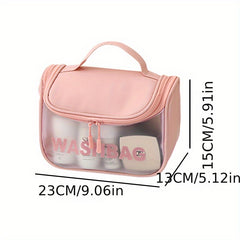 Transparent Waterproof Cosmetic Bag PU Small Storage Bag