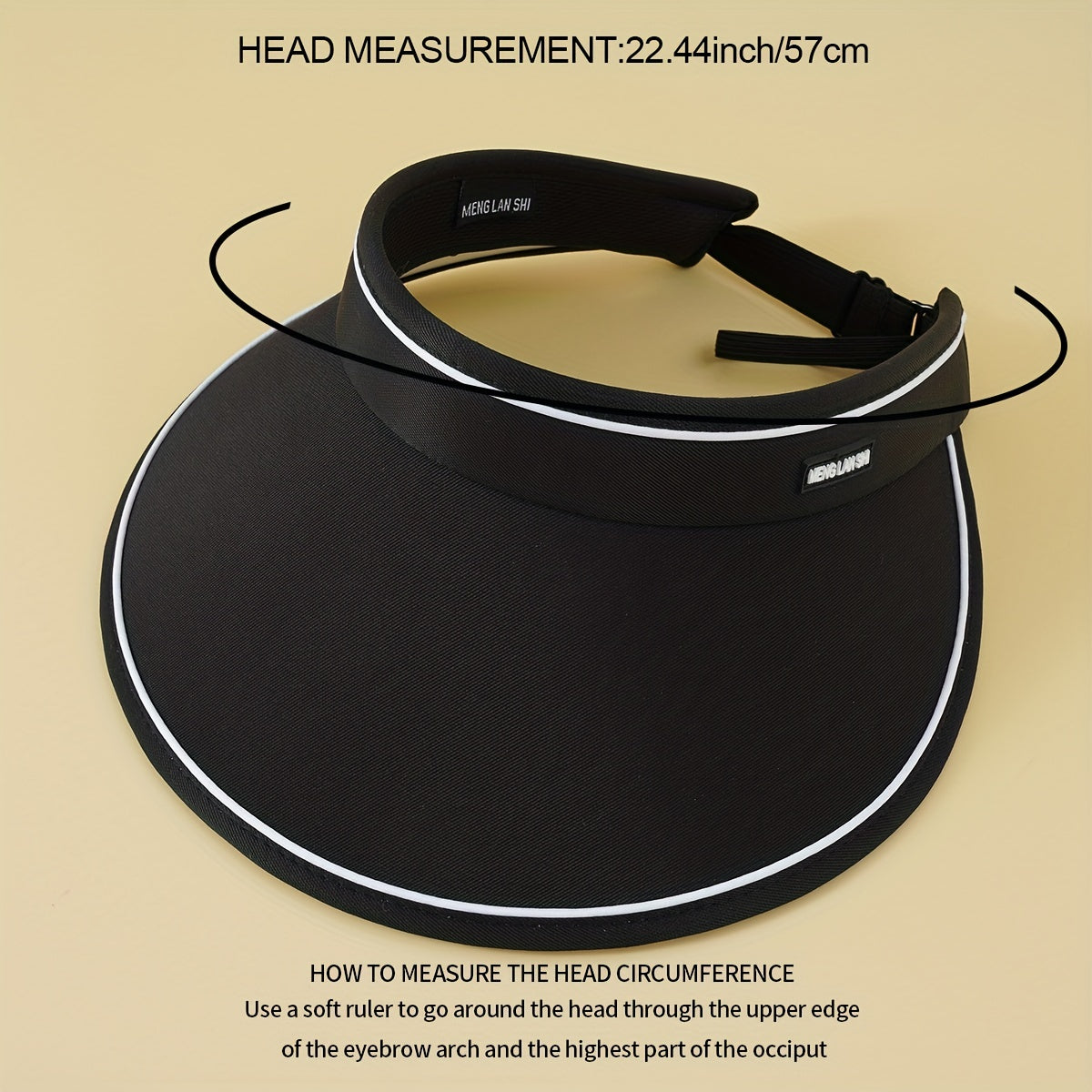 Wide Brim Visor Hat Solid Outdoor Sunscreen Sun Hats Breathable UV Protection