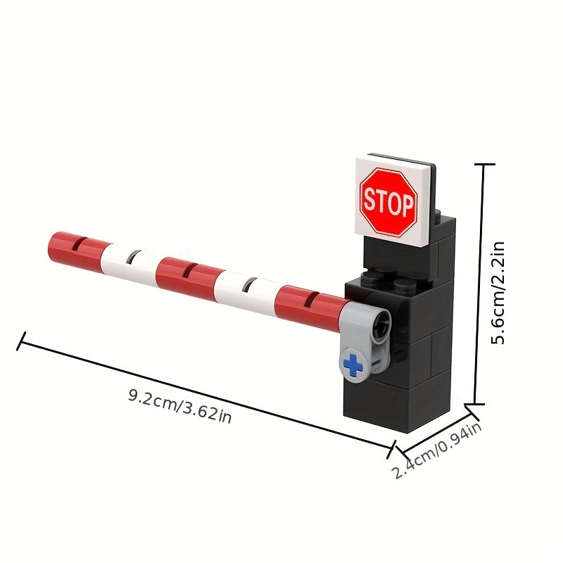 Train Process Track Railing Building Blocks Toy