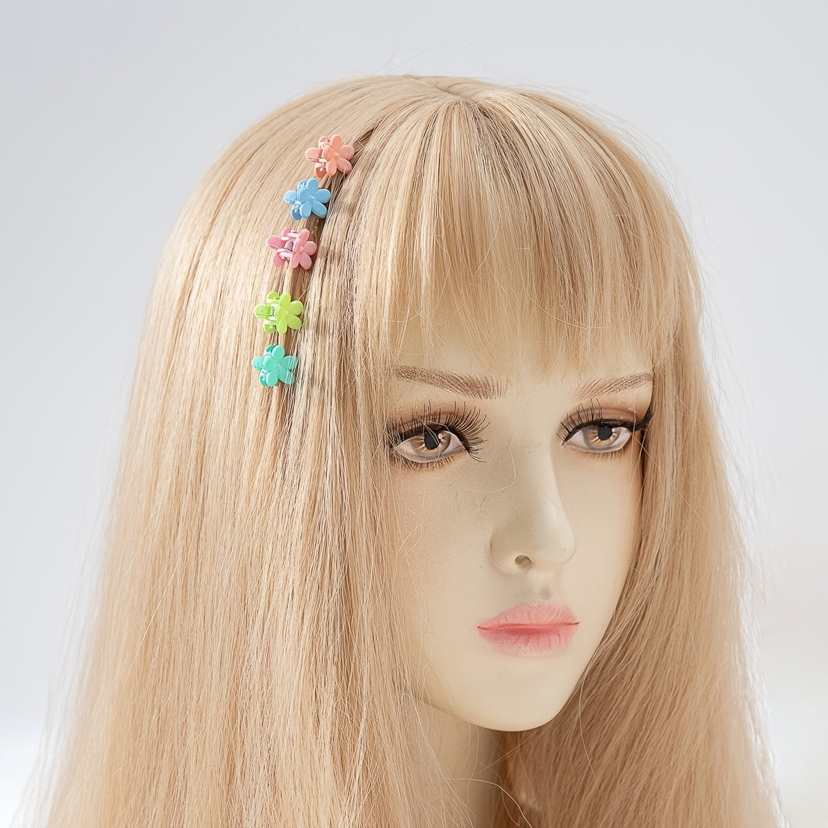 50pcs Mini Hair Claw Plastic Braid Hair Clip Ponytail Holder Women Accessories