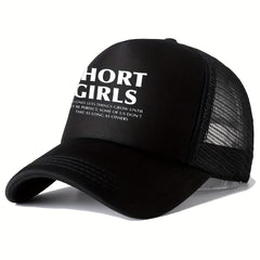 Outdoor Baseball Cap Breathable Mesh Letter Print Dad Hat