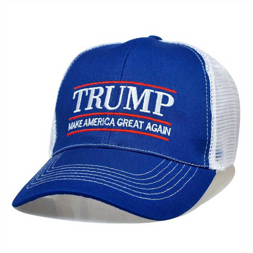 Letter Embroidery Mesh Trucker Hat Baseball Cap