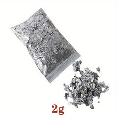 Glitter Foil Flake Resin Epoxy Mold Art Decoration Golden Foil Non Fading