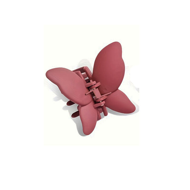 Butterfly Hair Claw Solid Banana Clip Non Slip Hair Styling Accessory