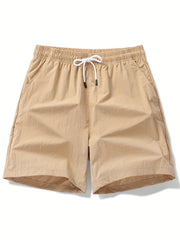 Quick Dry Men's Drawstring Shorts for Summer Gym Workout