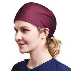 Quick Dry Working Cap Adjustable Sweatband Tie Cotton Hat Unisex