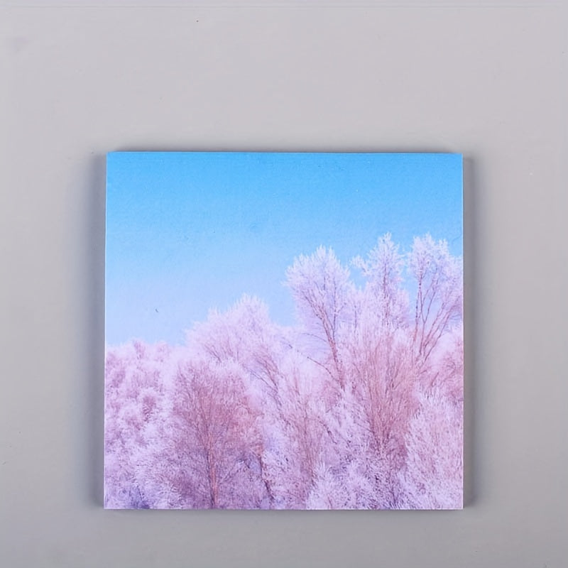 Maiden Heart Sticky Notes 50 Pages Landscape Style Notepad