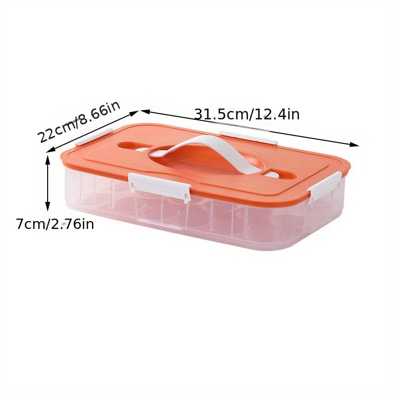 Egg Storage Box for Kitchen Leak Proof Reusable Shockproof Shatterproof
