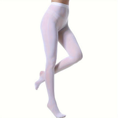 Women's Footed Tights 80D High Waist Semi Opaque Pantyhose
