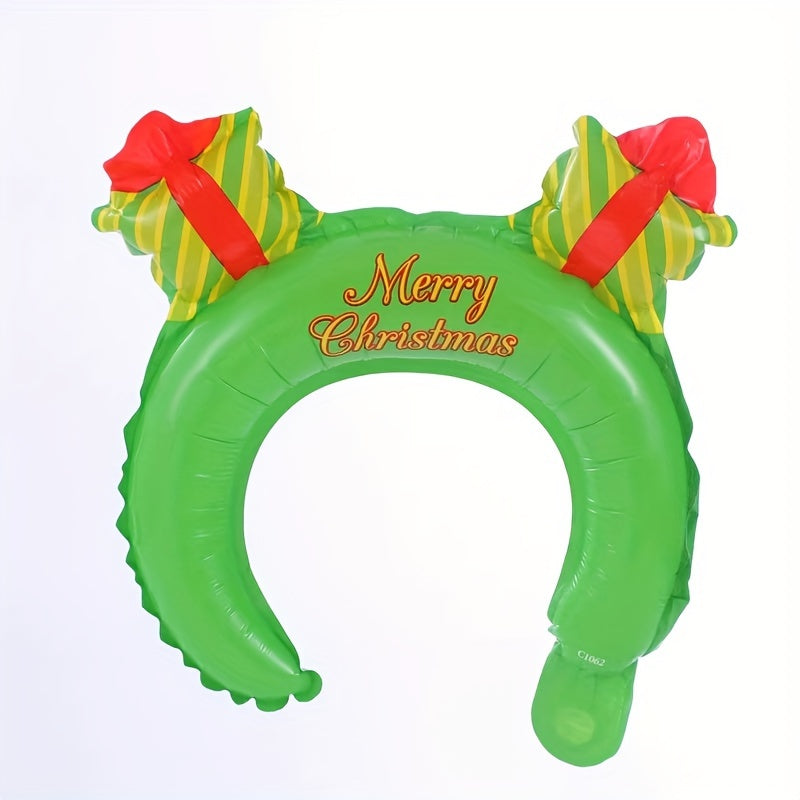 4pcs Christmas Santa Claus Headband Balloon Party Decoration Props