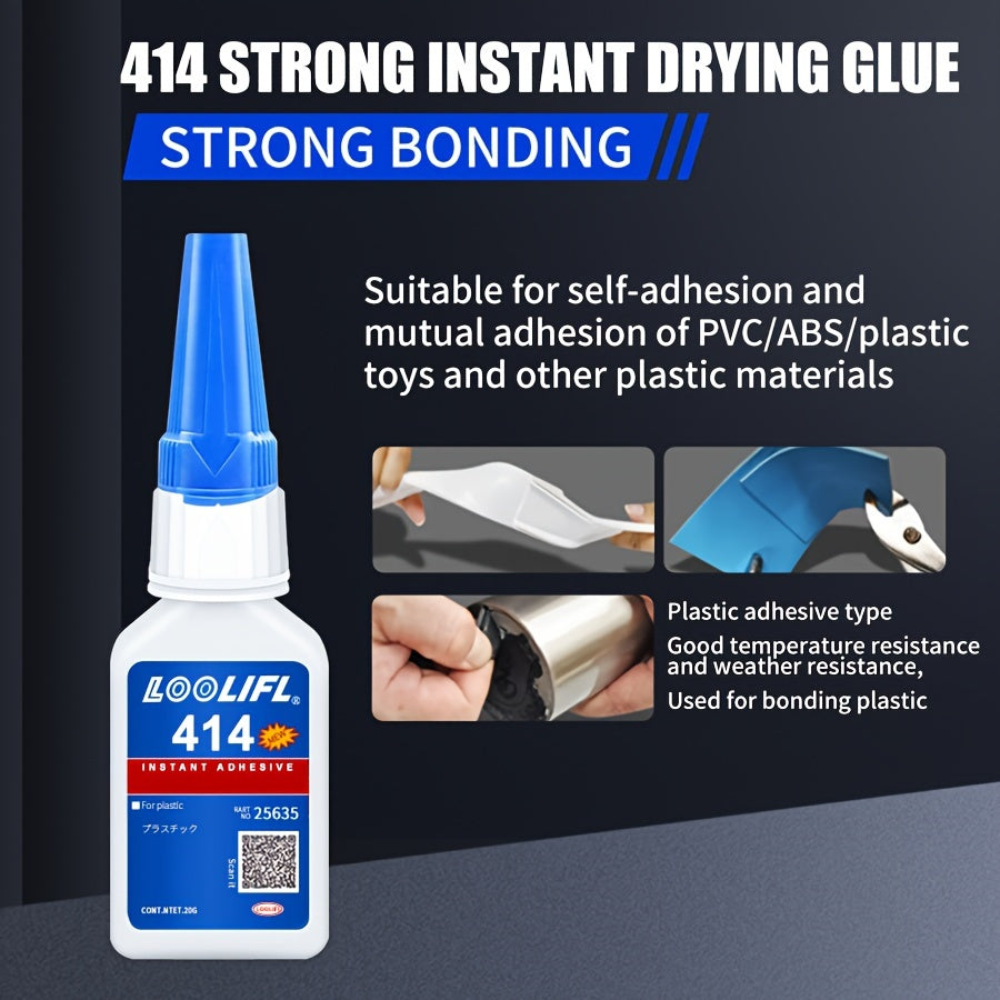 401 Strong Glue Quick Drying Adhesive for Metal Plastic Ceramic Rubber Wood