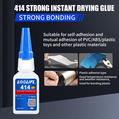 401 Strong Glue Quick Drying Adhesive for Metal Plastic Ceramic Rubber Wood
