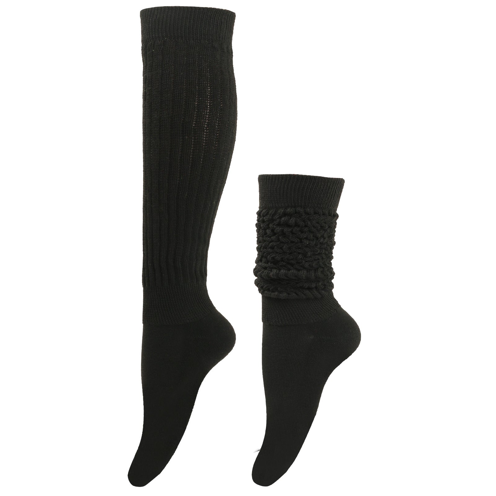 Thermal Knee High Socks Knit Style Solid Calf Socks Women's Stockings
