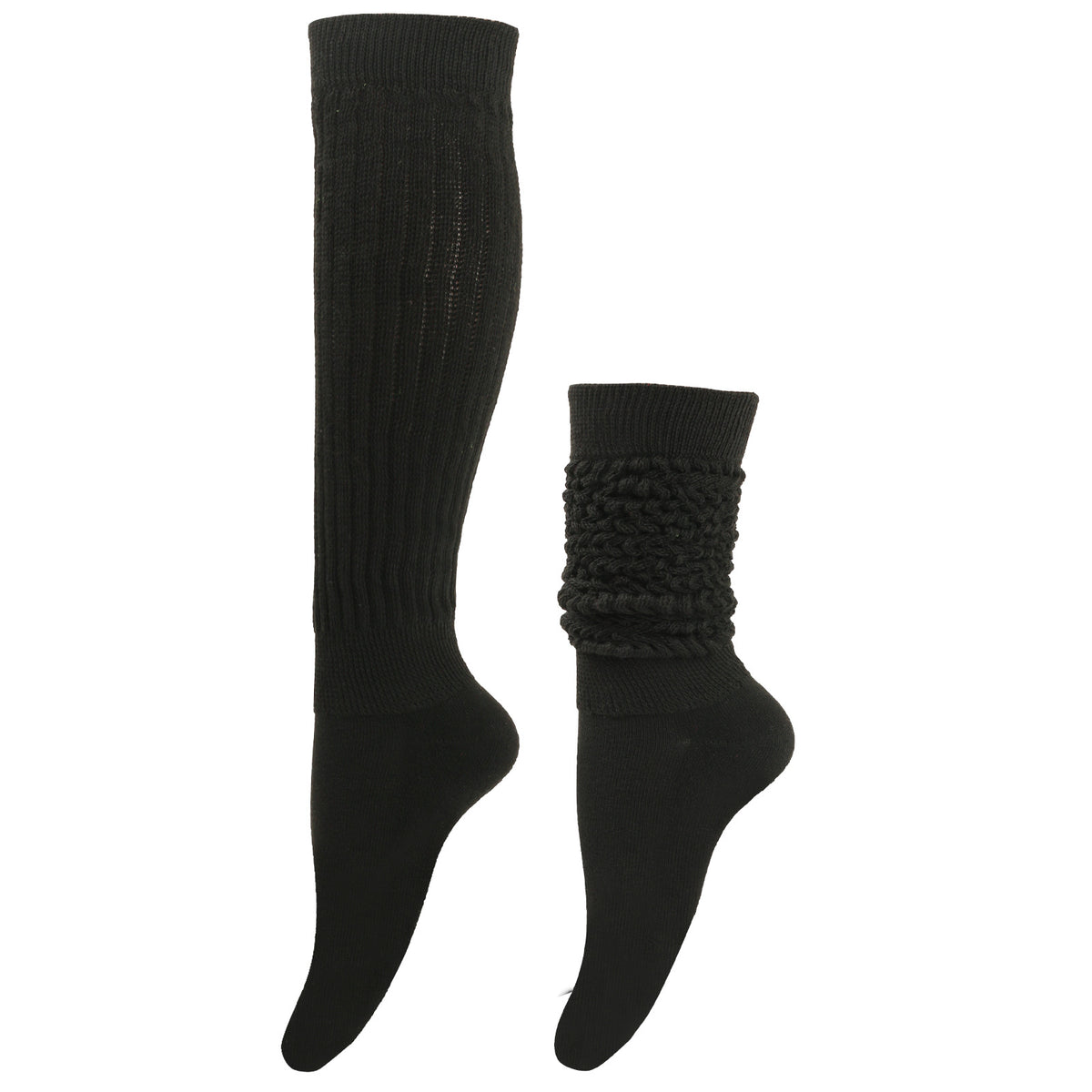 Thermal Knee High Socks Knit Style Solid Calf Socks Women's Stockings