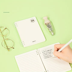 4 Packs LPA660 Zhenjian A6 Blank Paper Notebook - 60 Sheets