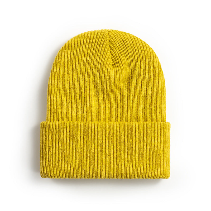 NAIYONG Knitted Cuff Brimless Cap Warm Cap Autumn Winter Ear Protection