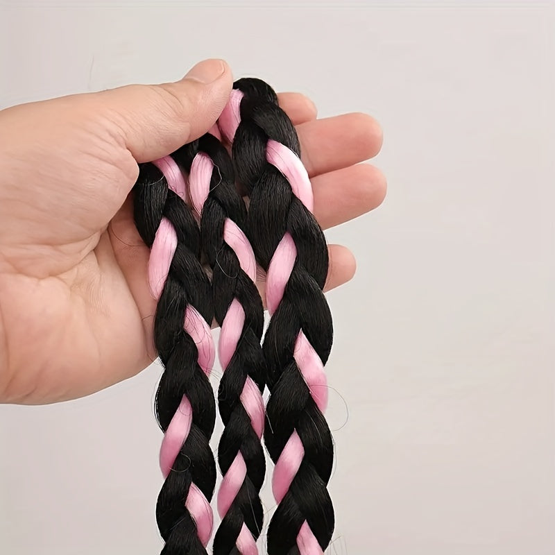 Y2k Boxing Braided Ponytail Twisted Long Braid Hair Accessory