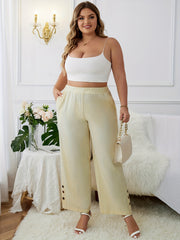  Wide Leg Trousers With Pockets