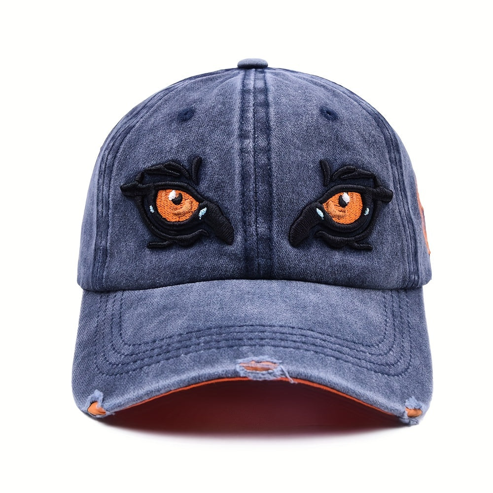Kids' Sunshade Baseball Cap with 3D Eyes for Halloween