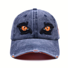Kids' Sunshade Baseball Cap with 3D Eyes for Halloween