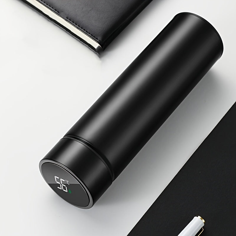 500ml Vacuum Insulated Stainless Steel Water Cup LED Display Touch Temp Sensor