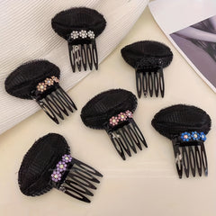Women's Hair Comb with Cushion for Bangs Styling