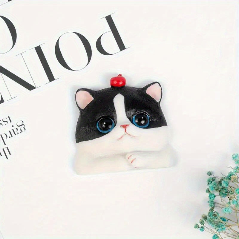 3D Resin Cat Switch Sticker Decorative Wall Sticker Light