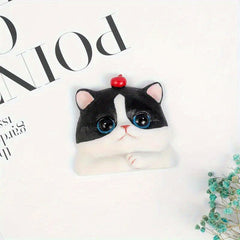 3D Resin Cat Switch Sticker Decorative Wall Sticker Light