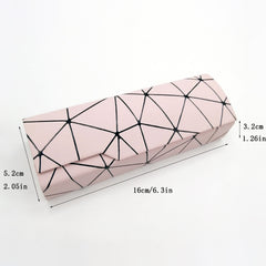 Geometric Eyeglasses Case Magnetic Closure Glasses Sunglasses Case