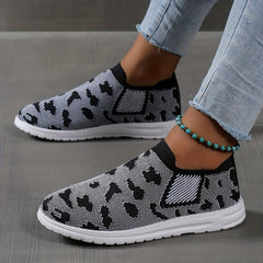 Women's Colorblock Woven Sneakers Low Non slip Lightweight Shoes