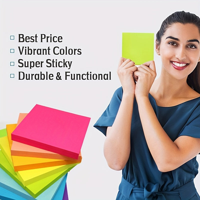 Waterproof Transparent Self Adhesive Memo Pads 50 Sheets