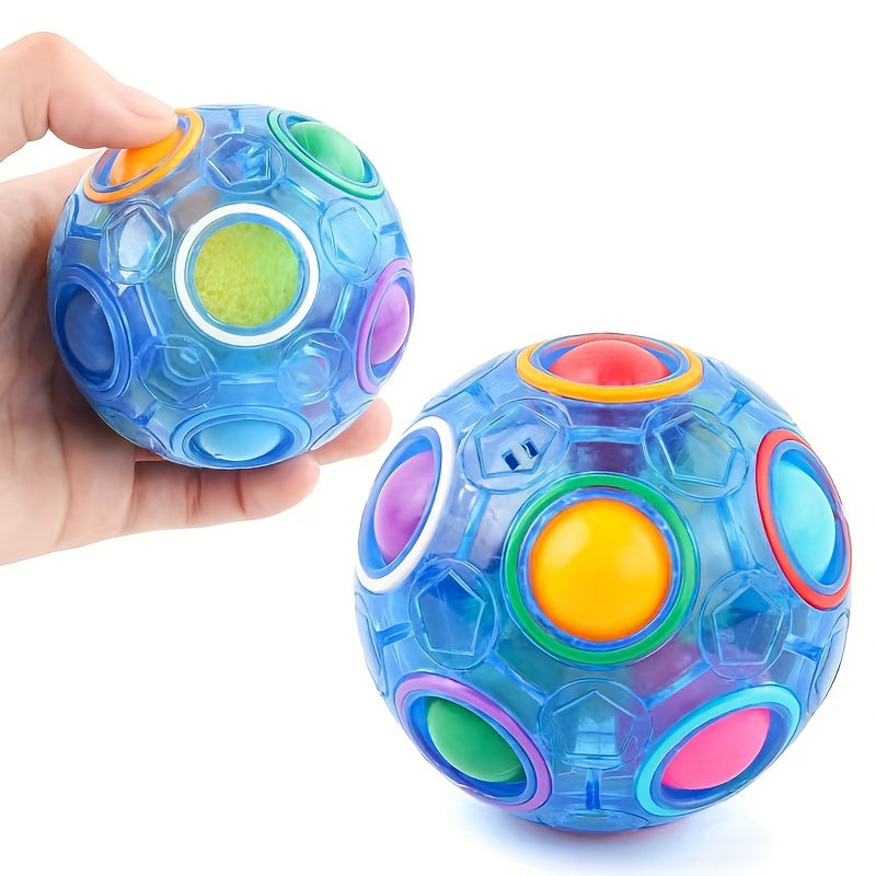 Candy Building Blocks Rainbow Ball Novelty Toy Christmas Halloween Gift