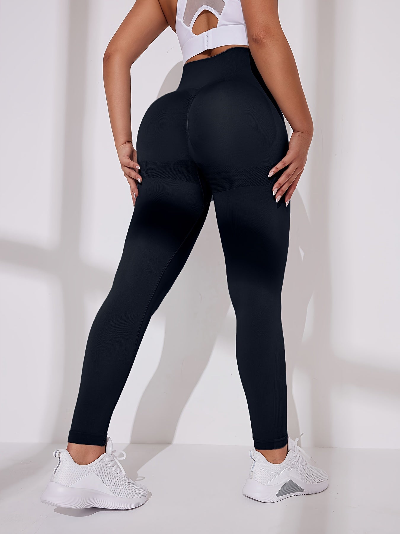High Waist Seamless Yoga Pants Butt Lifting Slim Fit Casual Yoga Leggings