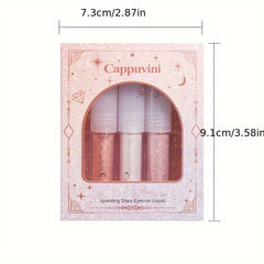 Liquid Eyeshadow Stick Sequin Glitter Pearly Finish Mermaid Teardrop Makeup