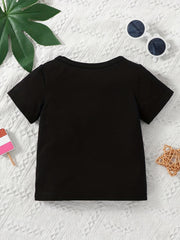 Baby Casual Keepin It In Preschool Round Neck T shirt For Summer