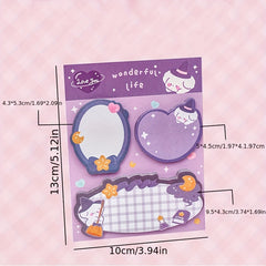 Cartoon Sticky Notes Creative Message Hand Account Memo Paper 1pc