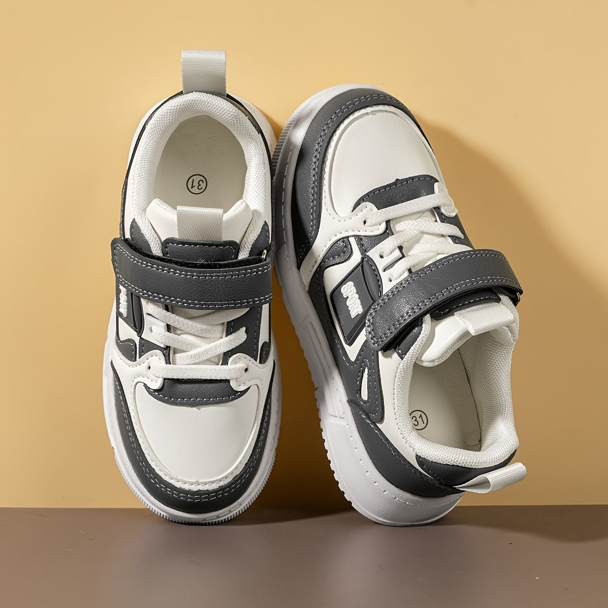 Boys Soft Sole Skate Shoes Comfy Non Slip Casual Sneakers For Kids