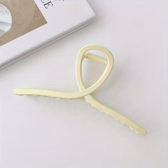Large Solid Shark Claw Hair Claw for Women