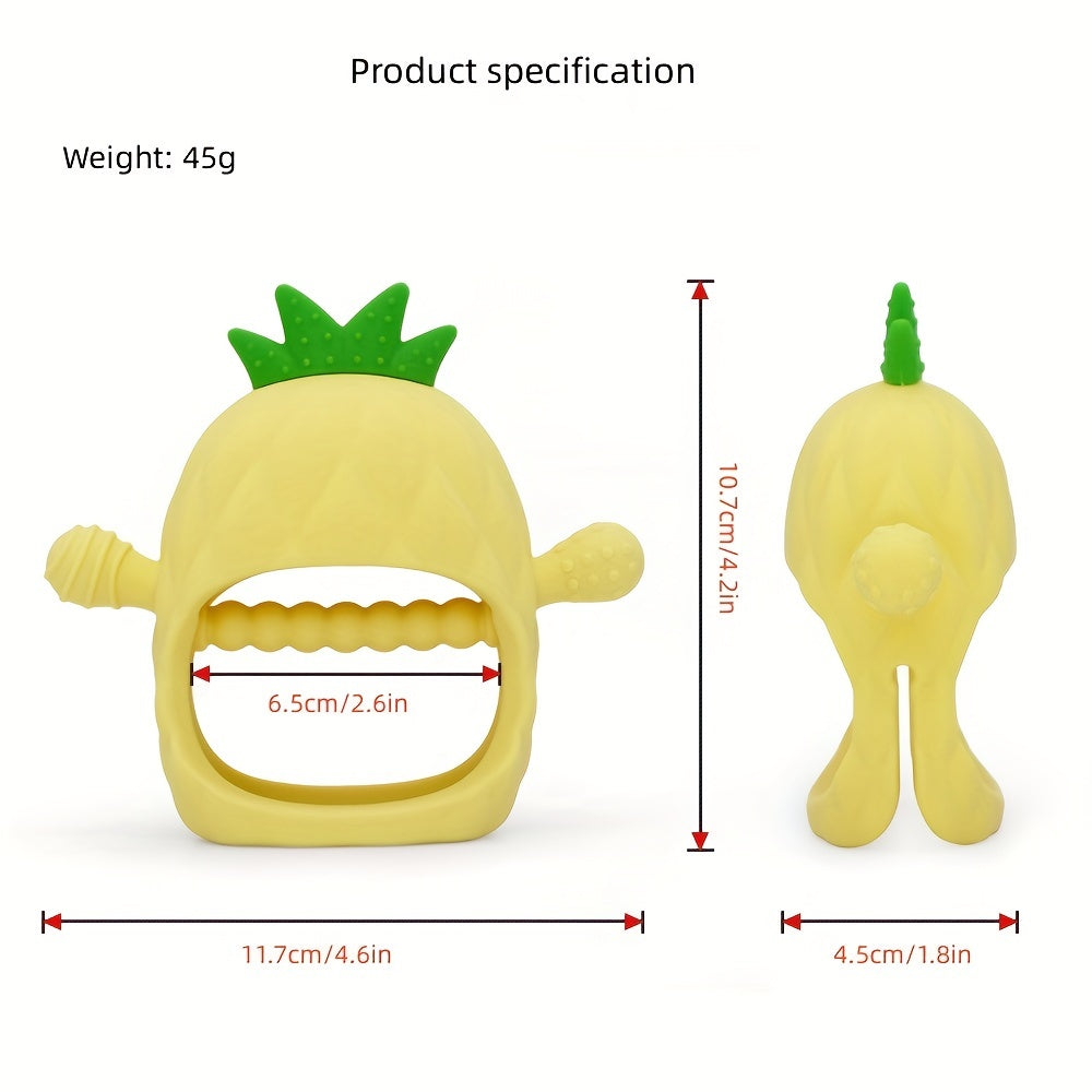 Silicone Teether Toy for Babies - Boilable Teething Molar Glove