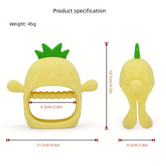Silicone Teether Toy for Babies - Boilable Teething Molar Glove