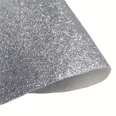 1pc Sparkly Glitter Leather Sheets Faux Fabric Canvas DIY Craft Projects