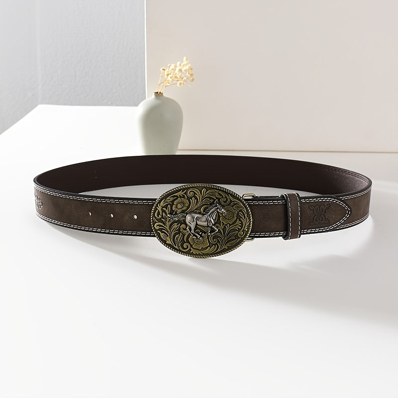 Casual Vintage Belt Business Style PU Leather Belt Men