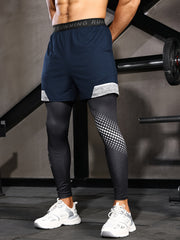 Men's Compression Pants and Shorts for Fitness Running