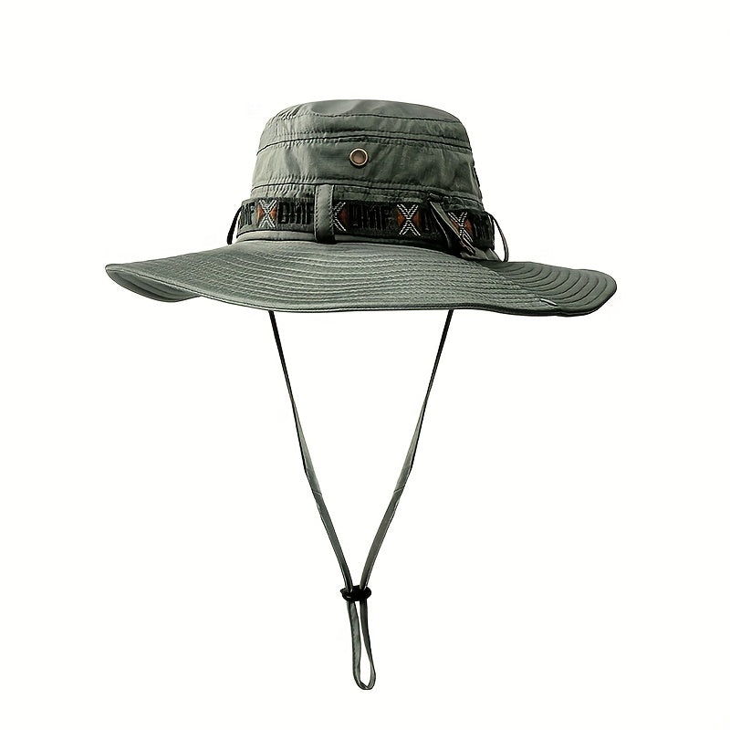 Water Proof Wide Brim Sun Visor Cap UV Protection