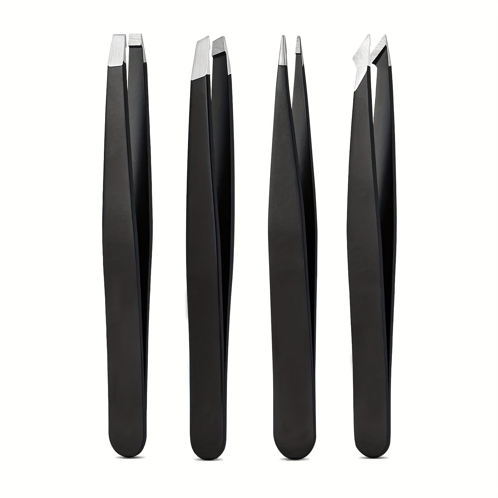 4-Piece Tweezers Set Professional Precision Alloy Tweezers