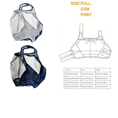 Horse Face Mask Fly Proof Mesh Cover Headgear